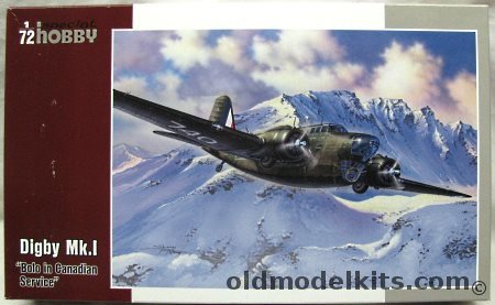Special Hobby 1/72 Digby Mk.1 (B-10) Bolo with Eduards Masks (2x) - Canadian Air Force RCAF, 72251 plastic model kit